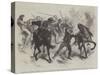 The Civil War in America, Capture of a United States' Dragoon by Guerrilla Horsemen of Virginia-null-Stretched Canvas