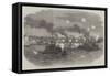 The Civil War in America, Destruction of the Confederate Flotilla Off Memphis-Edwin Weedon-Framed Stretched Canvas