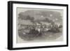 The Civil War in America, Destruction of the Confederate Flotilla Off Memphis-Edwin Weedon-Framed Giclee Print