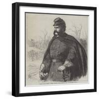 The Civil War in America, General Burnside-null-Framed Giclee Print