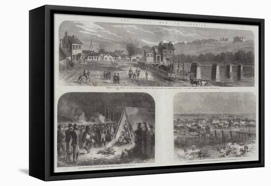 The Civil War in America-null-Framed Stretched Canvas