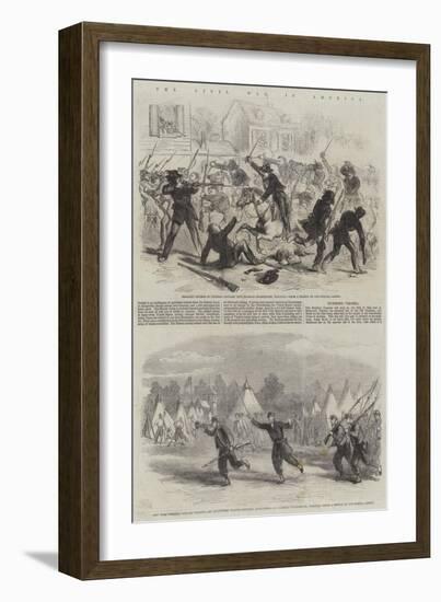 The Civil War in America-null-Framed Giclee Print