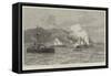 The Civil War in Chile, Bombardment of Iquique-null-Framed Stretched Canvas