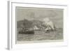 The Civil War in Chile, Bombardment of Iquique-null-Framed Giclee Print