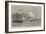 The Civil War in Chile, Bombardment of Iquique-null-Framed Giclee Print