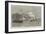 The Civil War in Chile, Bombardment of Iquique-null-Framed Giclee Print