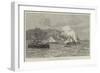 The Civil War in Chile, Bombardment of Iquique-null-Framed Giclee Print