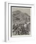 The Civil War in Chile, Hauling a 21-Ton Armstrong Gun Up to Fort Valdivia, Valparaiso-null-Framed Giclee Print