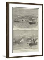 The Civil War in Chile, Hostilities at Valparaiso-null-Framed Giclee Print