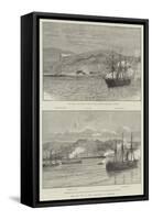 The Civil War in Chile, Hostilities at Valparaiso-null-Framed Stretched Canvas
