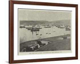 The Civil War in Chile, Valparaiso Bay from Artillery Hill-null-Framed Giclee Print