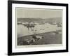 The Civil War in Chile, Valparaiso Bay from Artillery Hill-null-Framed Giclee Print