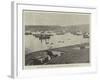 The Civil War in Chile, Valparaiso Bay from Artillery Hill-null-Framed Giclee Print