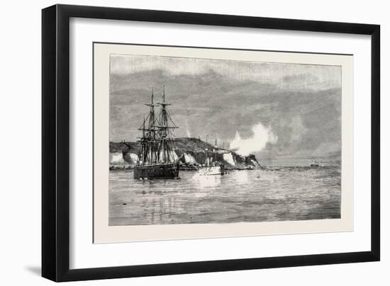 The Civil War in Chili: Forts Valdivia and Yerbas Buenas-null-Framed Giclee Print