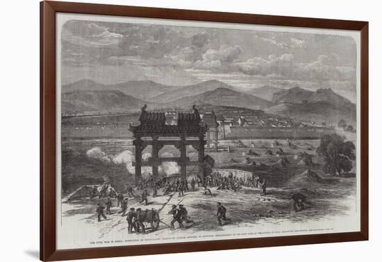 The Civil War in China-Edmund Morison Wimperis-Framed Giclee Print