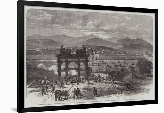 The Civil War in China-Edmund Morison Wimperis-Framed Giclee Print