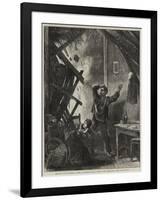 The Civil War in France, a Shell at Suresnes-Matthew White Ridley-Framed Giclee Print