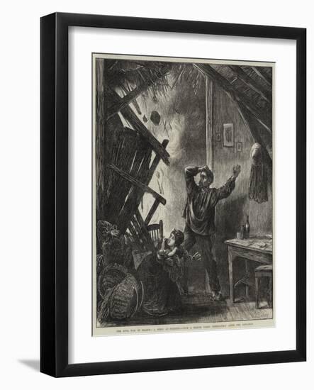 The Civil War in France, a Shell at Suresnes-Matthew White Ridley-Framed Giclee Print