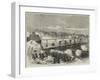 The Civil War in France, Communists Routed at the Bridge of Asnieres-null-Framed Giclee Print