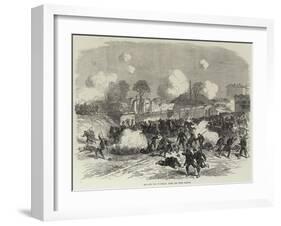 The Civil War in France, Inside the Porte Maillot-null-Framed Giclee Print