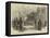 The Civil War in Japan, Street Scene at Yokohama-null-Framed Stretched Canvas