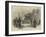 The Civil War in Japan, Street Scene at Yokohama-null-Framed Giclee Print