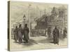 The Civil War in Japan, Street Scene at Yokohama-null-Stretched Canvas