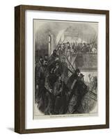 The Civil War in Paris, Arrest of the Archbishop by the Communists-null-Framed Giclee Print