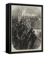 The Civil War in Paris, Arrest of the Archbishop by the Communists-null-Framed Stretched Canvas