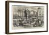 The Civil War in Paris, Barricade in the Place Clichy-null-Framed Giclee Print