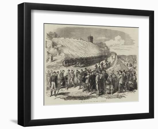 The Civil War in Paris, the Cannon at Montmartre-null-Framed Giclee Print