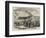 The Civil War in Paris, the Cannon at Montmartre-null-Framed Giclee Print