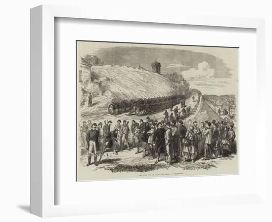 The Civil War in Paris, the Cannon at Montmartre-null-Framed Giclee Print