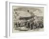 The Civil War in Paris, the Cannon at Montmartre-null-Framed Giclee Print
