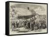 The Civil War in Paris, the Cannon at Montmartre-null-Framed Stretched Canvas