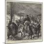 The Civil War in Spain, a Navarre Column of Carlists on the March to Carascal-Charles Robinson-Mounted Giclee Print