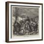 The Civil War in Spain, a Navarre Column of Carlists on the March to Carascal-Charles Robinson-Framed Giclee Print