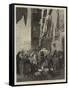 The Civil War in Spain, a Street in Estella, the Carlist Capital-null-Framed Stretched Canvas