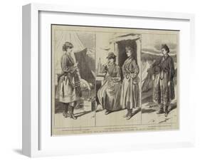 The Civil War in Spain, Alphonsist Vivandieres on Mount Esquinza-null-Framed Giclee Print