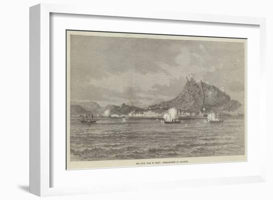 The Civil War in Spain, Bombardment of Alicante-null-Framed Giclee Print