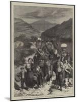 The Civil War in Spain, Carlist Fugitives from Villatuerta-null-Mounted Giclee Print