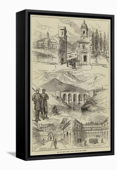 The Civil War in Spain, Carlist Sketches from Navarre-null-Framed Stretched Canvas