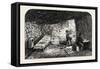 The Civil War in Spain: Casemate in the Battery of San Lorenzo-null-Framed Stretched Canvas