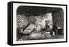 The Civil War in Spain: Casemate in the Battery of San Lorenzo-null-Framed Stretched Canvas