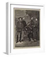 The Civil War in Spain, Don Carlos and His Staff-null-Framed Giclee Print