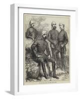 The Civil War in Spain, Don Carlos and His Staff-null-Framed Giclee Print