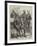 The Civil War in Spain, Don Carlos and His Staff-null-Framed Giclee Print