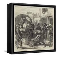 The Civil War in Spain, Insurgents from Carthagena Foraging at Torrevieja-null-Framed Stretched Canvas