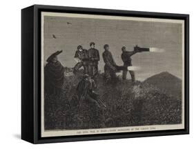 The Civil War in Spain, Night Signalling in the Carlist Lines-null-Framed Stretched Canvas