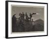 The Civil War in Spain, Night Signalling in the Carlist Lines-null-Framed Giclee Print